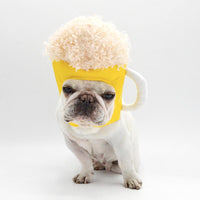 HKM-9517629 Pet Beer Hat Cosplay Headwear for Dogs - PU Material, Size S, M, L Available
