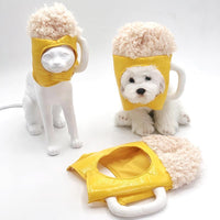 HKM-9517629 Pet Beer Hat Cosplay Headwear for Dogs - PU Material, Size S, M, L Available