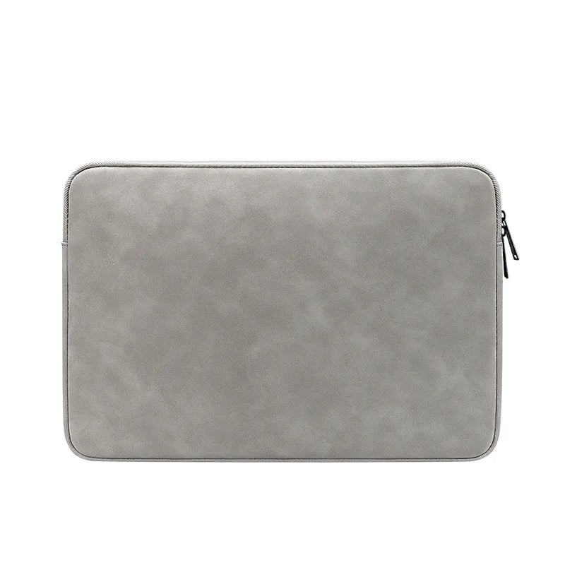 HKM-951763 Custom Logo Luxury PU Leather Waterproof Laptop Sleeve for Men and Women