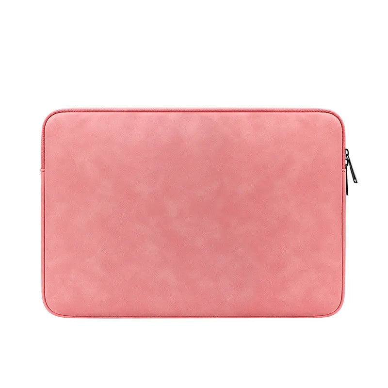 HKM-951763 Custom Logo Luxury PU Leather Waterproof Laptop Sleeve for Men and Women