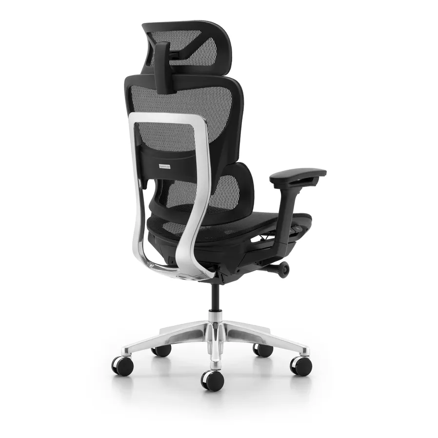 HKM-951827 Ergonomic Mesh Executive Office Chair with Adjustable Lumbar Support and Revolving Feature