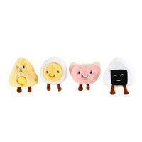 HKM-9518909 Plush Cat Toy with Built-in Bell - Fun Food Designs in Gift Box