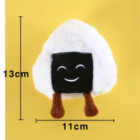 HKM-9518909 Plush Cat Toy with Built-in Bell - Fun Food Designs in Gift Box