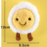 HKM-9518909 Plush Cat Toy with Built-in Bell - Fun Food Designs in Gift Box