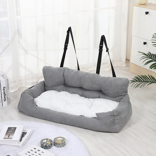 HKM-9519293 Cozy Pet Car Seat for Dogs - Travel Cushion Kennel in Various Colors