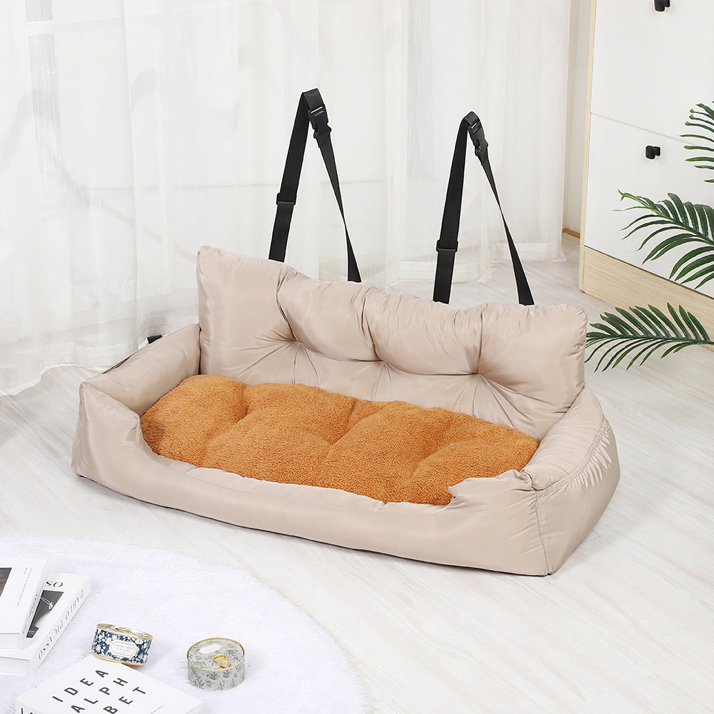 HKM-9519293 Cozy Pet Car Seat for Dogs - Travel Cushion Kennel in Various Colors