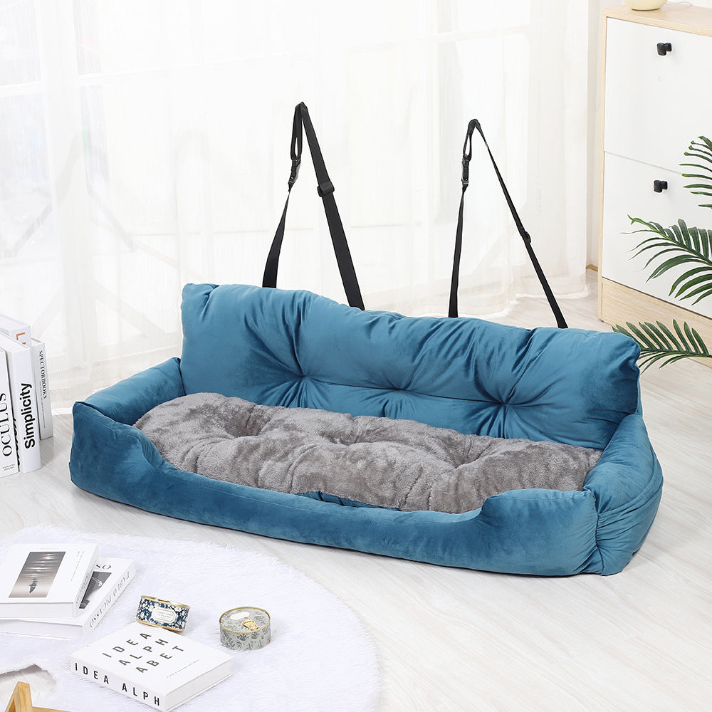 HKM-9519293 Cozy Pet Car Seat for Dogs - Travel Cushion Kennel in Various Colors