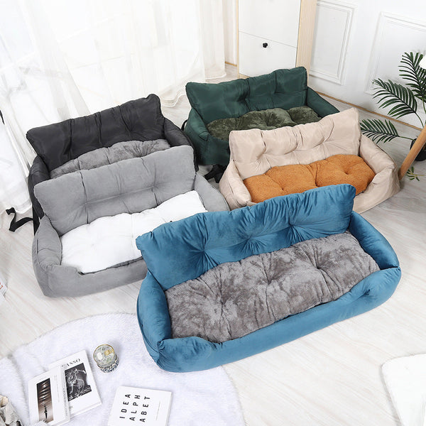 HKM-9519293 Cozy Pet Car Seat for Dogs - Travel Cushion Kennel in Various Colors