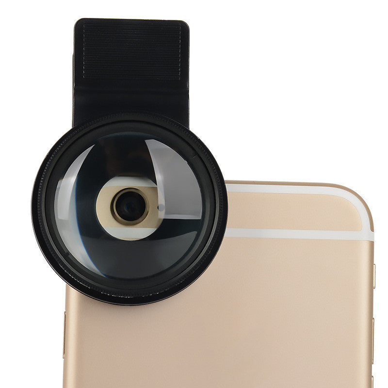 HKM-951955 Close-Up Macro Lens 12.5x Magnification for Mobile Phones - 37mm Diameter, Aluminum Alloy Frame