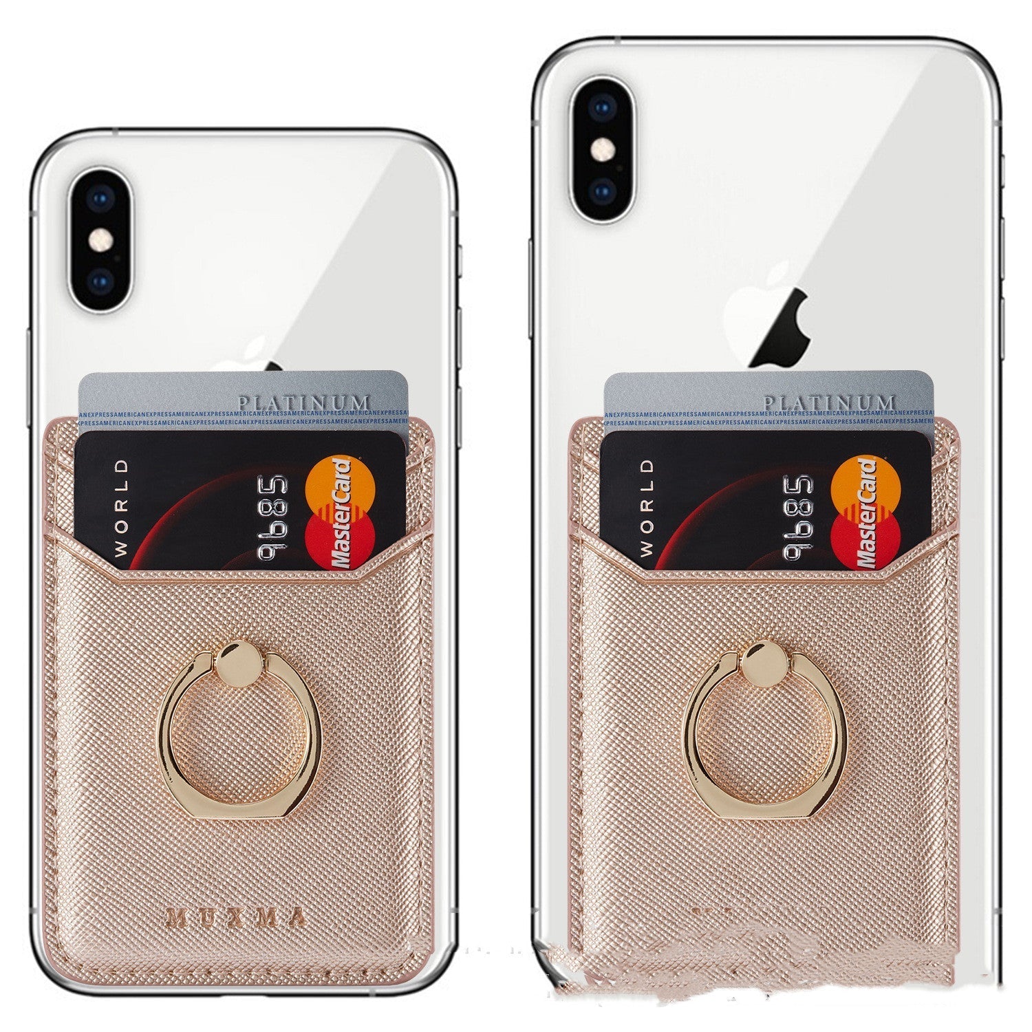 HKM-952083 Fashion Wallet Style ID Card Holder with Phone Ring and Credit Card Slots