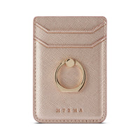 HKM-952083 Fashion Wallet Style ID Card Holder with Phone Ring and Credit Card Slots