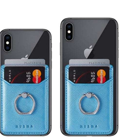 HKM-952083 Fashion Wallet Style ID Card Holder with Phone Ring and Credit Card Slots