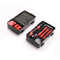 HKM-952403 115-in-1 Magnetic Mini Precision Screwdriver Set with 6 Precision Screwdrivers for Versatile Repair Tasks