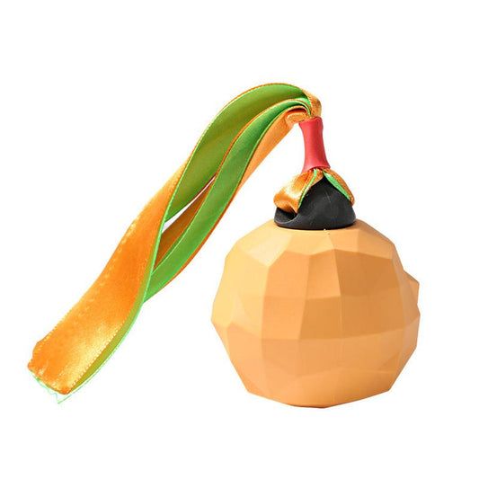 HKM-952403 Durable Rubber Dog Teeth Cleaning Toy Ball for Healthy Chewing and Playtime
