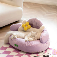 HKM-9525053 Cozy Removable and Washable Small Dog and Cat Pet Nest Bed