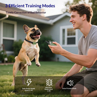 HKM-9525821 Remote Control Anti-Bark Training Collar for Dogs - One or Two Units with Controller