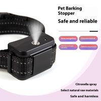 HKM-9526973 Automatic Dog Training Spray Collar for Bark Control, Black and Red, ABS Material