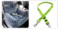 HKM-9527229 Pet Car Nest for Dogs and Cats - Removable Washable Multi-Color Design with Non-Slip Bottom