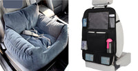 HKM-9527229 Pet Car Nest for Dogs and Cats - Removable Washable Multi-Color Design with Non-Slip Bottom