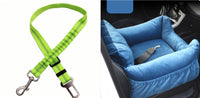 HKM-9527229 Pet Car Nest for Dogs and Cats - Removable Washable Multi-Color Design with Non-Slip Bottom