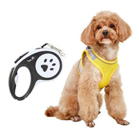 HKM-9527613 Breathable Polyester Dog Leash with Chest Strap for Small Breeds