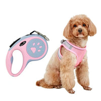 HKM-9527613 Breathable Polyester Dog Leash with Chest Strap for Small Breeds