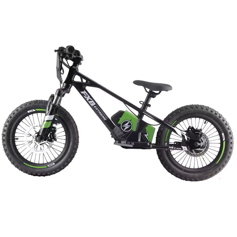 HKM-952787 36V 350W Electric Balance Bike for Kids - 16/20 Inch, Hydraulic Suspension, Disc Brakes, Ages 5-8