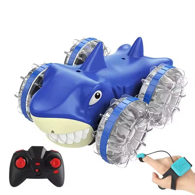 HKM-952787 Waterproof 360° Rotating Remote Control Amphibious Vehicle for Kids, Gesture Sensing Toy Car