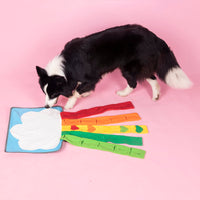 HKM-9528253 Interactive Snuffle Mat for Dogs - Enrichment Feeding Puzzle Toy for Natural Foraging Skills and Stress Relief