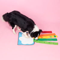 HKM-9528253 Interactive Snuffle Mat for Dogs - Enrichment Feeding Puzzle Toy for Natural Foraging Skills and Stress Relief