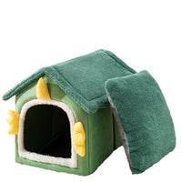 HKM-9529021 Super Cozy Cat Nest with Soft Cushion and Blanket for All Seasons