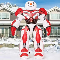 HKM-952979 6.5 FT Tall Outdoor Inflatable Snowman - Christmas Decoration with Eco-Friendly Material