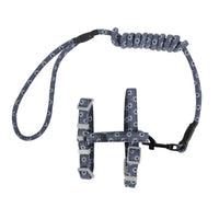 HKM-9530557 Anti-stroke Cat Leash with Floral Design - Cotton, Available in S, M, L Sizes