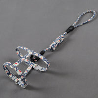 HKM-9530557 Anti-stroke Cat Leash with Floral Design - Cotton, Available in S, M, L Sizes