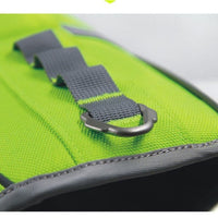 HKM-9534909 Fluorescent Green Dog Life Jacket ¨C Swimmable Vest for Small to XXL Dogs