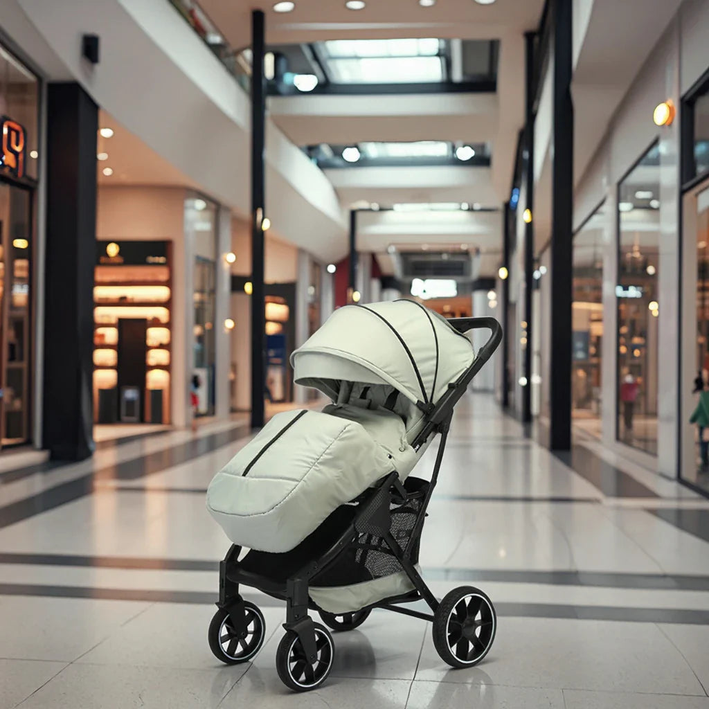HKM-953555 2-in-1 Portable Baby Stroller with Foldable Alloy Wheels for Kids