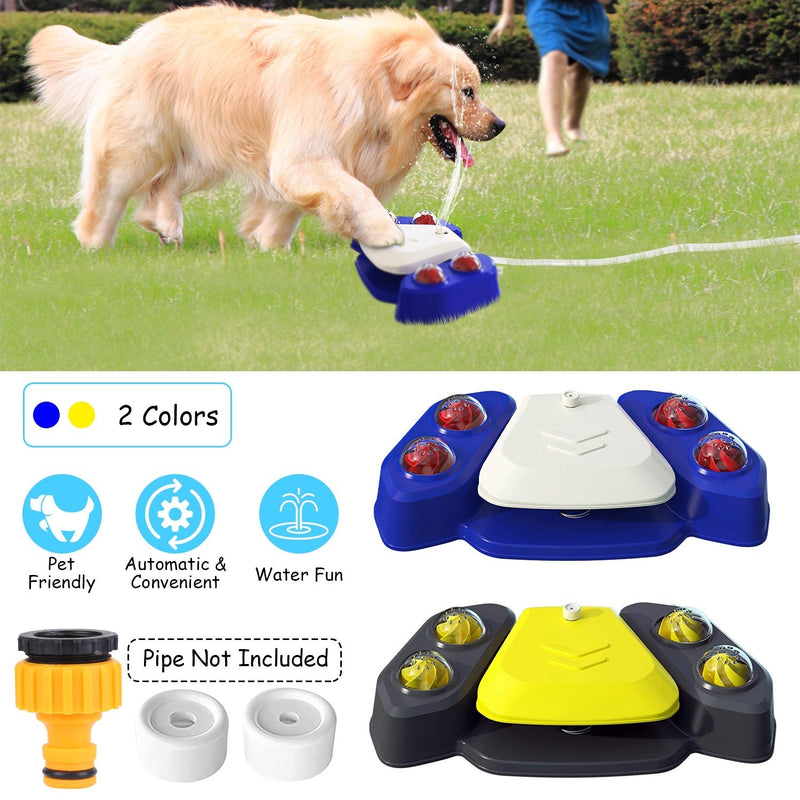 HKM-9536573 Multifunctional Automatic Dog Water Fountain with Sprinkler and Shower Balls for Drinking and Playtime
