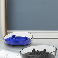 HKM-9536701 Silicone Slow Feed Bowl for Dogs and Cats - Yuanshan & Whale Shark Designs