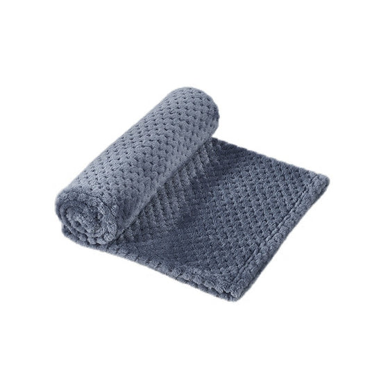 HKM-9537341 Coral Fleece Blanket for Dogs, Soft and Cozy Pet Bed Cover in Multiple Colors and Sizes