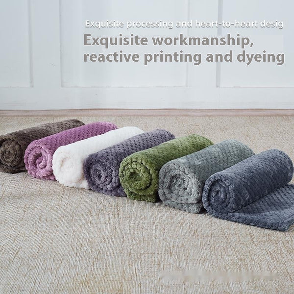 HKM-9537341 Coral Fleece Blanket for Dogs, Soft and Cozy Pet Bed Cover in Multiple Colors and Sizes