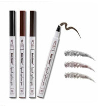 HKM-953747 Four-Head Eyebrow Liquid Pencil in Chestnut, Brown, Dark Grey, or Black