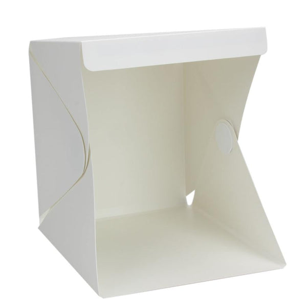 HKM-953747 Portable LED Mini Photo Studio Light Box - 22.6 x 23 x 24 cm, White Softbox