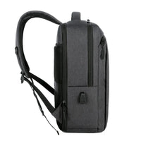 HKM-953747 Waterproof Nylon 15.6 Inch Laptop Backpack with USB Charging Port for Business Travel