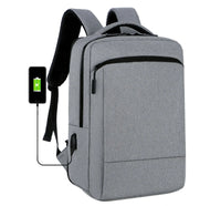 HKM-953747 Waterproof Nylon 15.6 Inch Laptop Backpack with USB Charging Port for Business Travel