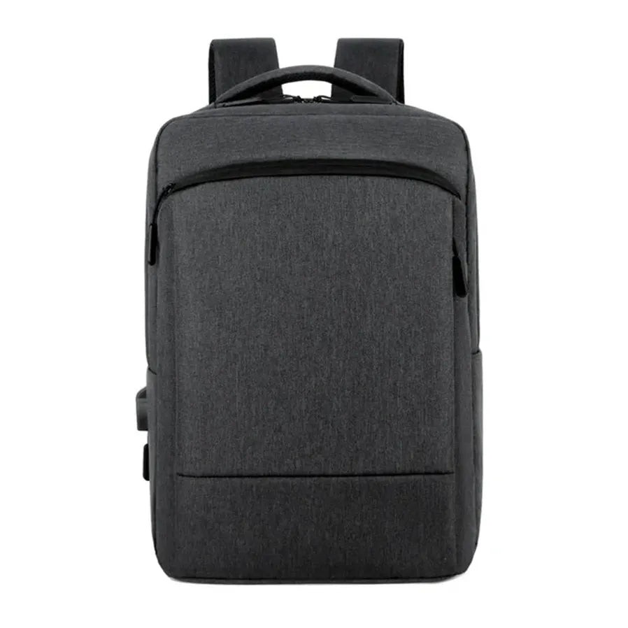 HKM-953747 Waterproof Nylon 15.6 Inch Laptop Backpack with USB Charging Port for Business Travel