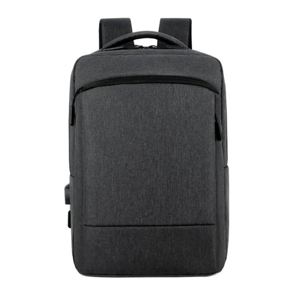 HKM-953747 Waterproof Nylon 15.6 Inch Laptop Backpack with USB Charging Port for Business Travel