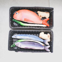 HKM-9537981 Salmon Snapper Catnip Toy in Blue - Four-Piece Set for Cats