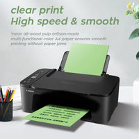 HKM-953811 A4 70gsm Green Coloured Copy Paper for Office Printing, Drawing, and Writing