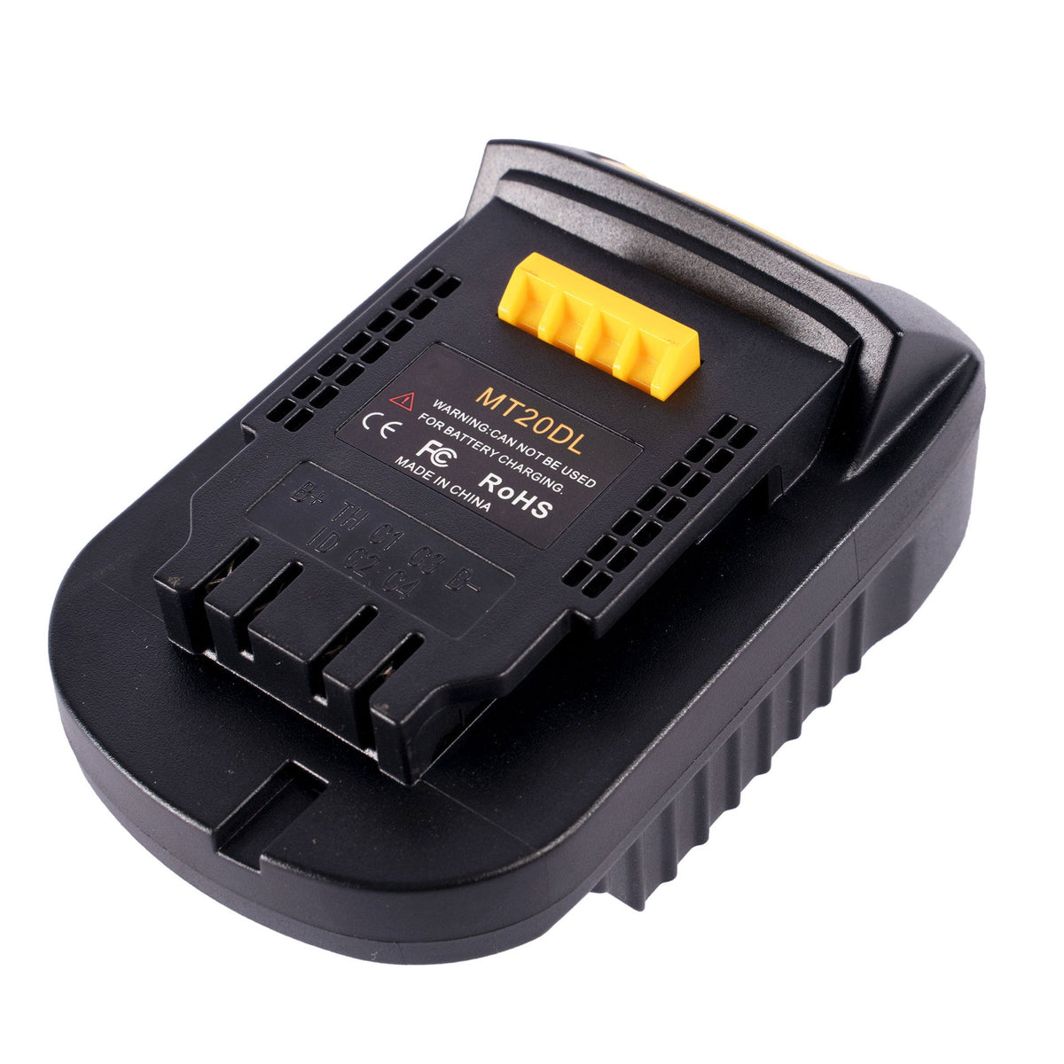 HKM-953875 DEWALT 20V MAX Lithium Battery Adapter for Power Tools - ABS Plastic, Black