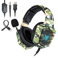 HKM-953875 Wired Gaming Headset with Microphone and Braided Cable, High Fidelity Audio for PC, Mobile, and Gaming Devices
